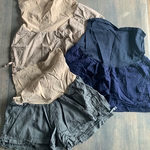 Motherhood Maternity M shorts BUNDLE